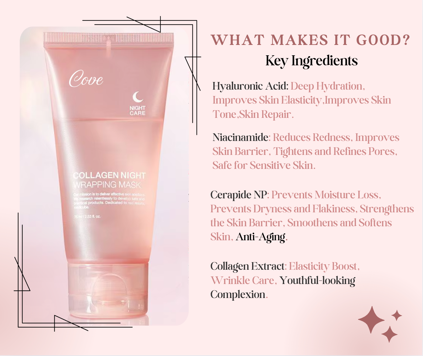 Collagen Night Wrapping Mask by Cove™