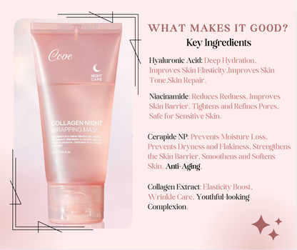 Collagen Night Wrapping Mask by Cove™